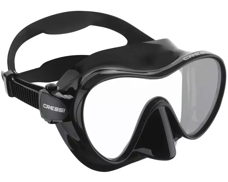 CRESSI Tauchmaske F1 Schwarz