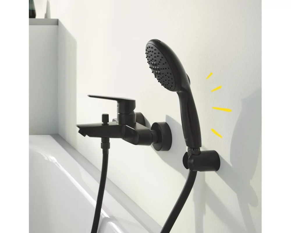 GROHE Wandbrausehalterung ABS Mattschwarz 6.1 cm
