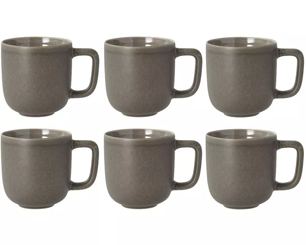 Villa Collection Kaffeetasse Shoku 230 ml, 6 Stück, Braun