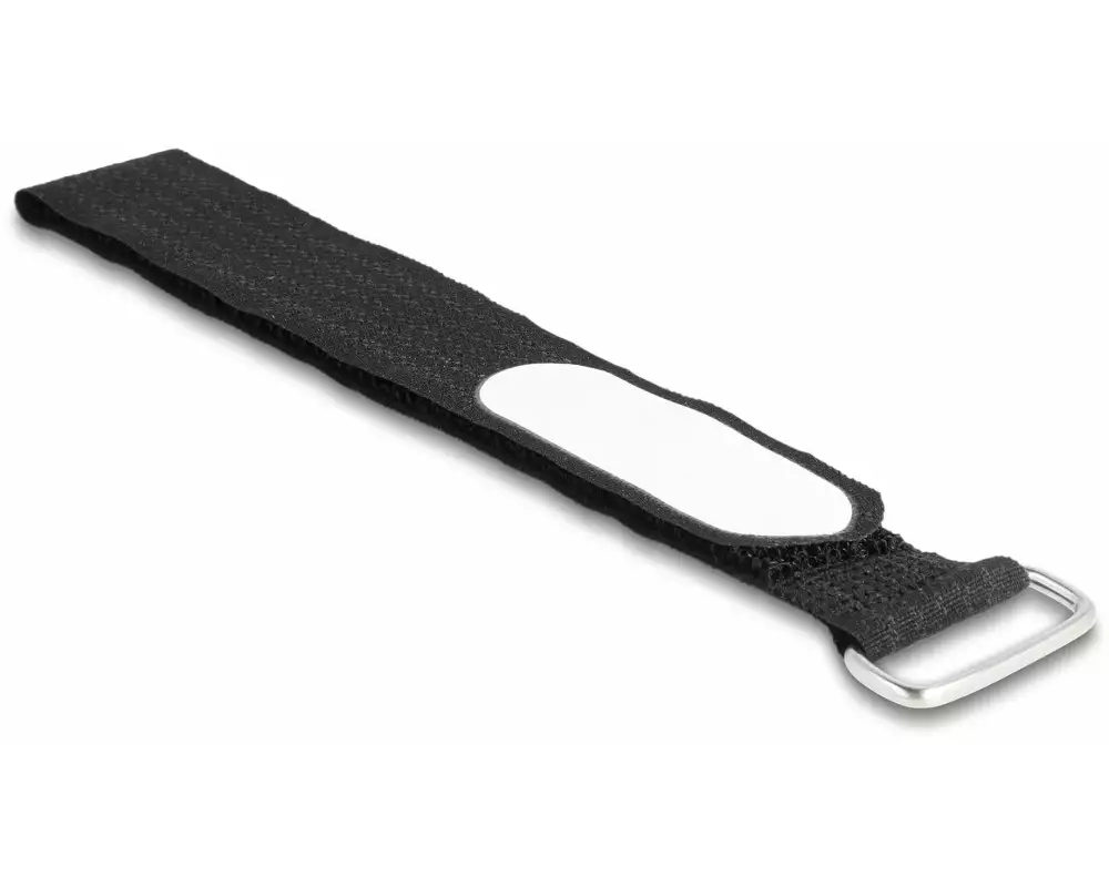 Delock Klettkabelbinder Schwarz 305 mm x 25 mm 5 Stück