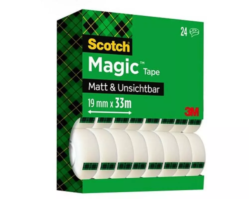 Scotch Klebeband Magic 1.9 cm x 33 m 24 Rollen