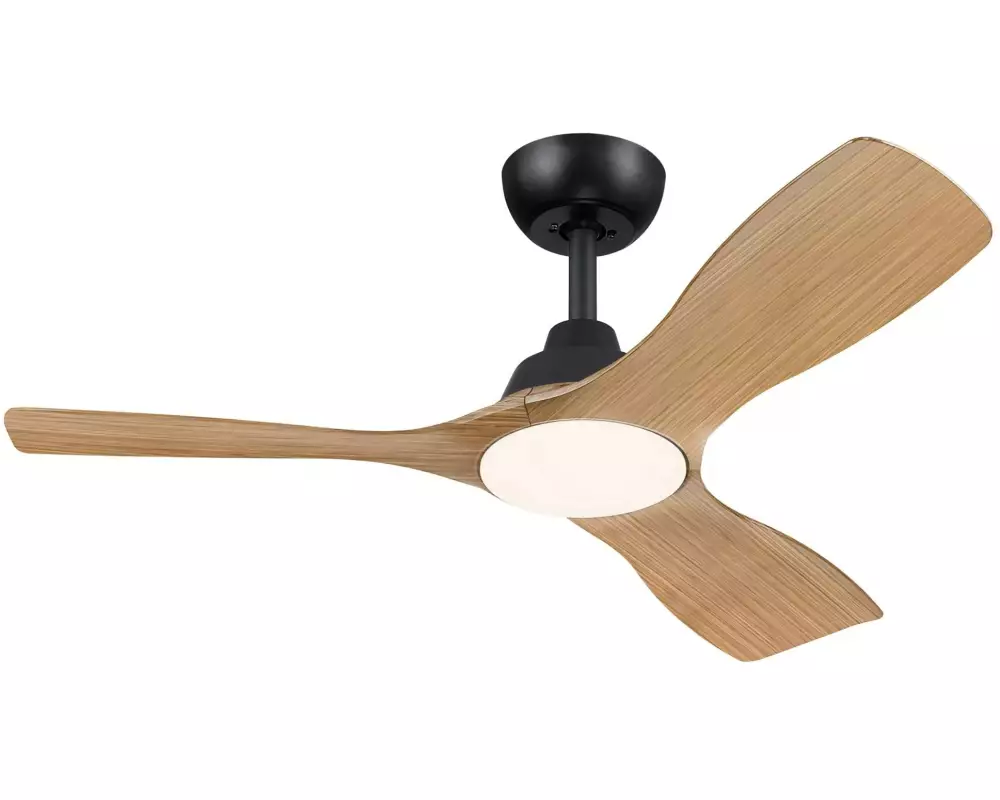 Philips Olas LED dimmbar Schwarz Holz 107 cm