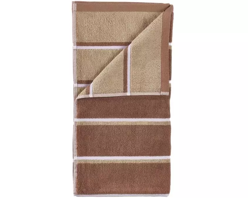 Zone Denmark Handtuch 50 x 100 cm Terracotta/Camel/Lupine