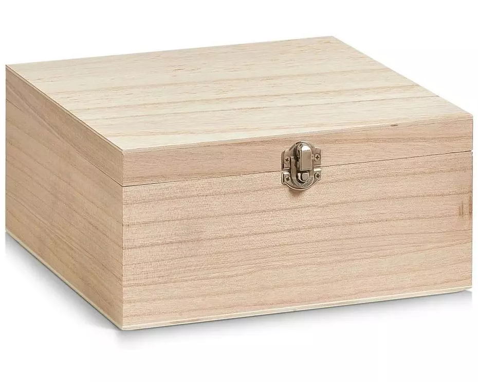 Zeller Present Aufbewahrungsbox Holz Braun