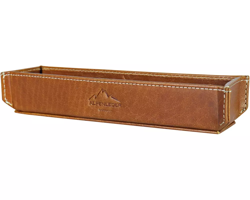 Alpenleder Stiftehalter Zenta Braun