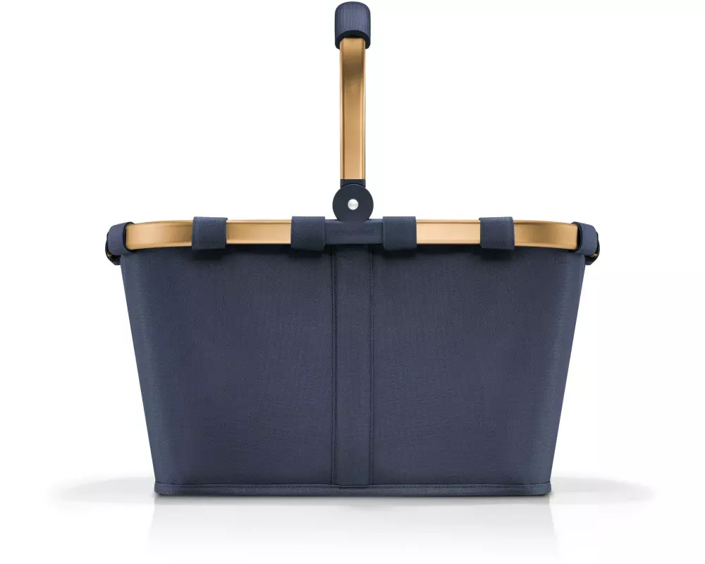 Reisenthel Einkaufskorb Carrybag 22 l Dunkelblau/Gold
