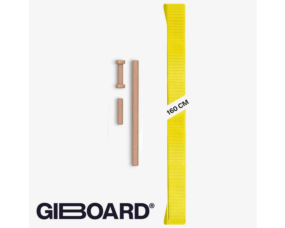 GIBBON Gibbon Slackboard Line Pure Yellow 160 cm