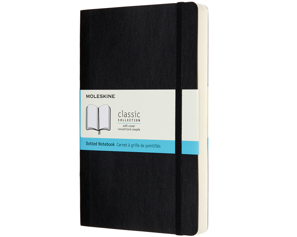 MOLESKINE Notizbuch SC L/A5 628073 gepunktet, schwarz,400 Seiten