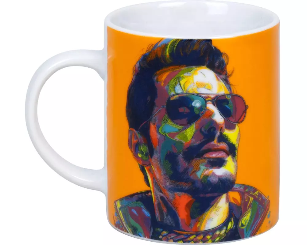 Könitz Universaltasse Freddy Mercury 300 ml, 1 Stück, Mehrfarbig