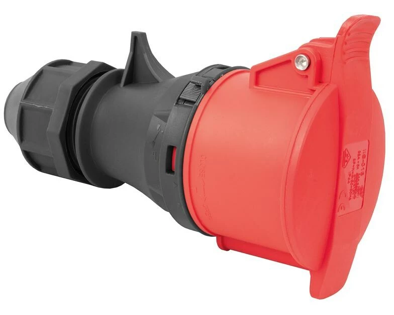 STEFFEN CEE Kupplung 32/5 IP44 400 V 6h vernickelt