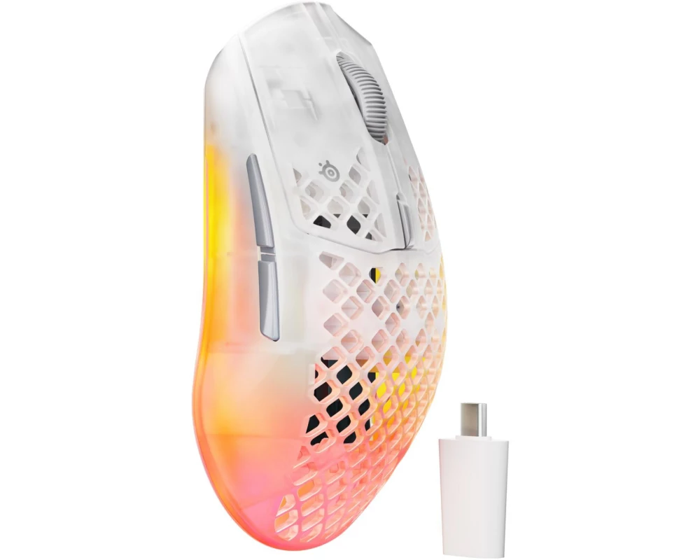 Steel Series Gaming-Maus Aerox 3 WL Gen 2 - Ghost