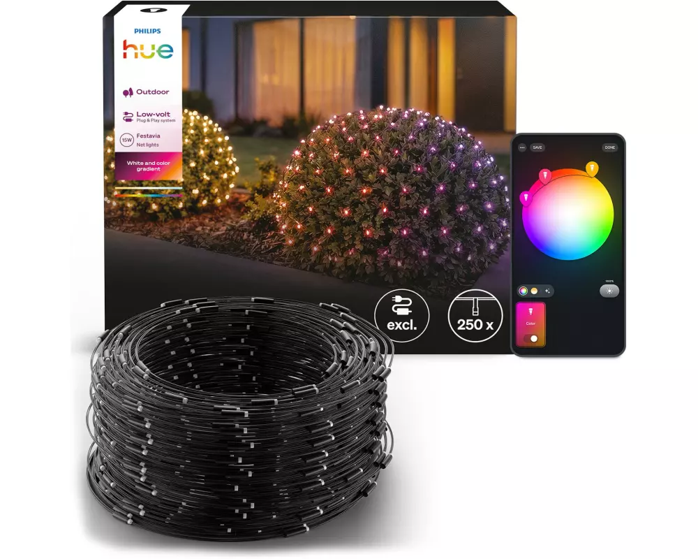 Philips Hue Festavia Net Lights 250 LEDs 1 x 3 m 250 LEDs