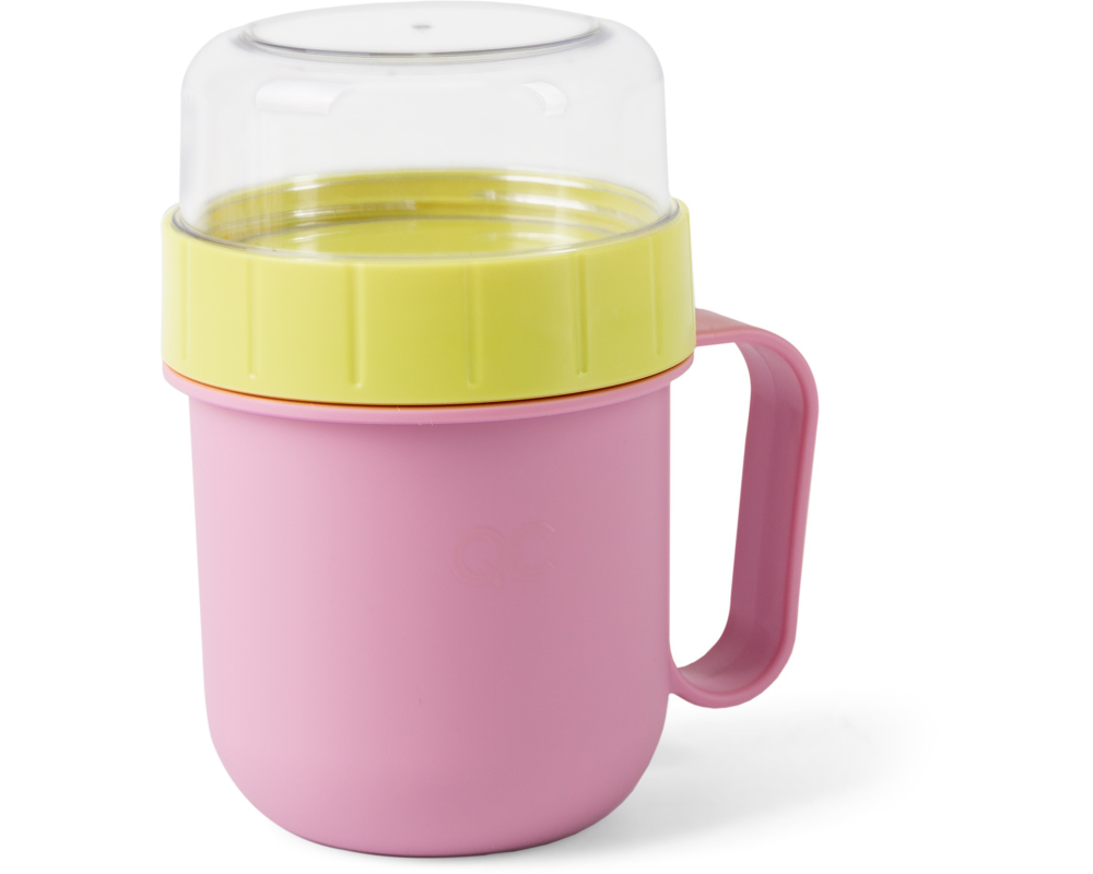 ROOST Lunch Tasse 13x10x15mm 497741 bubble gum pink/lime