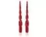 balthasar Stabkerzen Volta 23 cm x 2 cm, Rot, 2 Stück