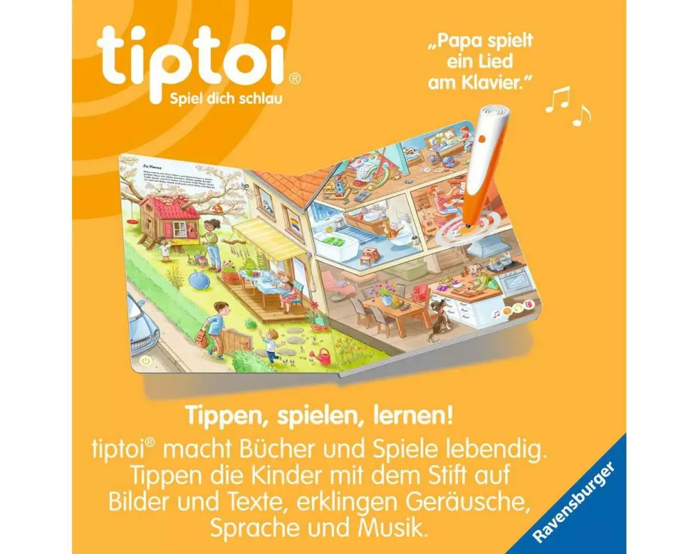 tiptoi Lernbuch Mein Wörter-Bilderbuch XXL