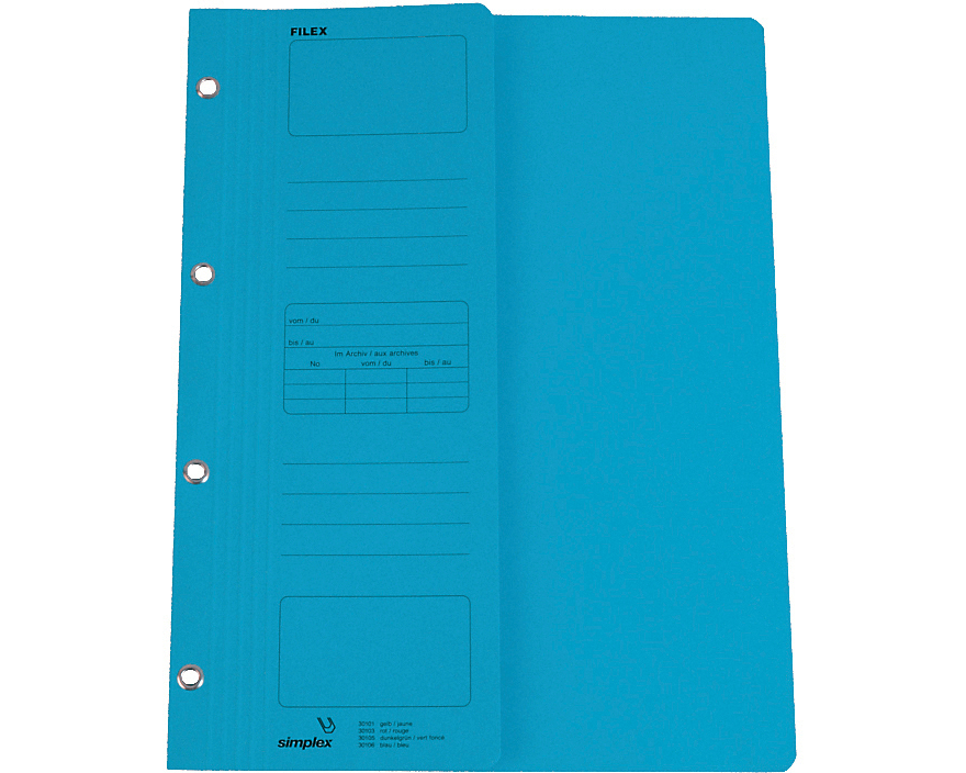 SIMPLEX Filex-Mappen A4 30106 blau