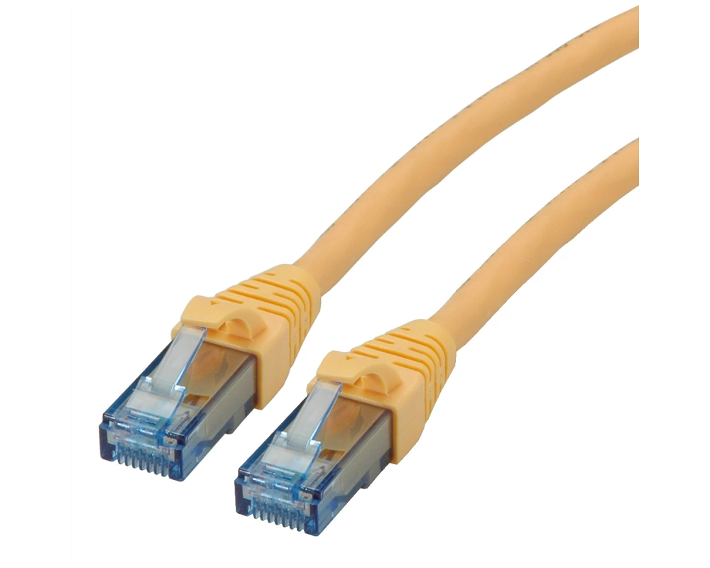 ROLINE Patchkabel Cat.6A UTP, Component Level, LSOH, gelb, 0,5 m