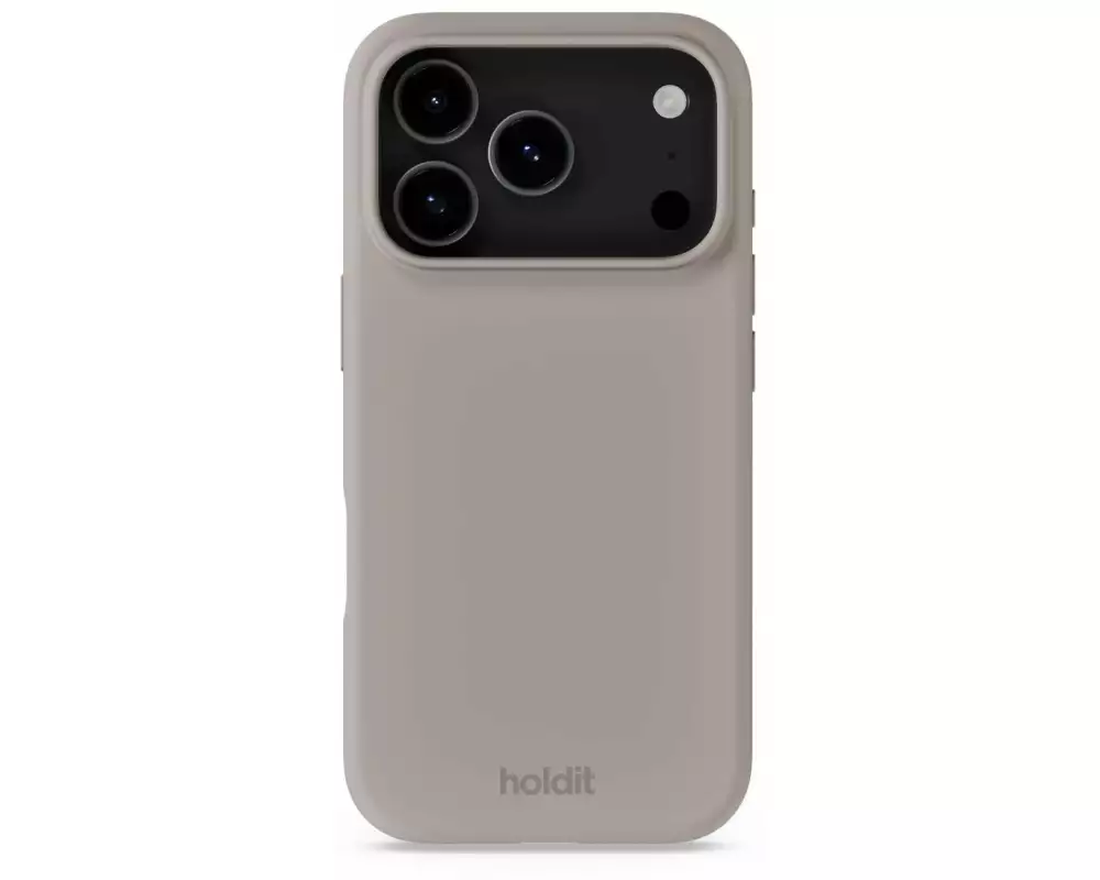 Holdit Back Cover Silicone iPhone 17 Pro Taupe