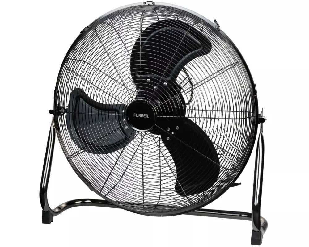 FURBER Bodenventilator Vayu-Industry 20'' Chrom Schwarz