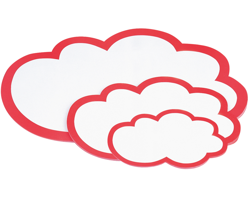 MAGNETOPLAN Moderationswolken 111152002 145x230mm 20 Stück