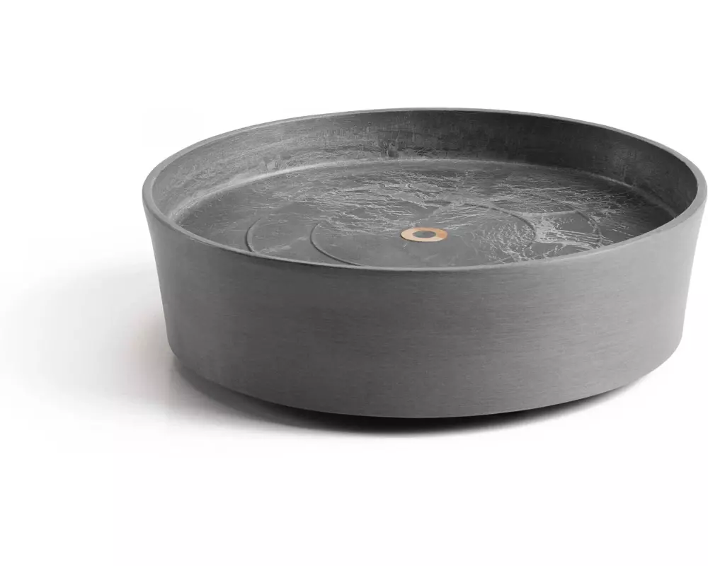 Ecopots Unterteller Saucer Wheels Ø 29 cm Grey