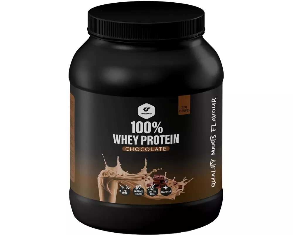 Go Fitness Pulver 100% Whey Protein Schokolade 2200 g