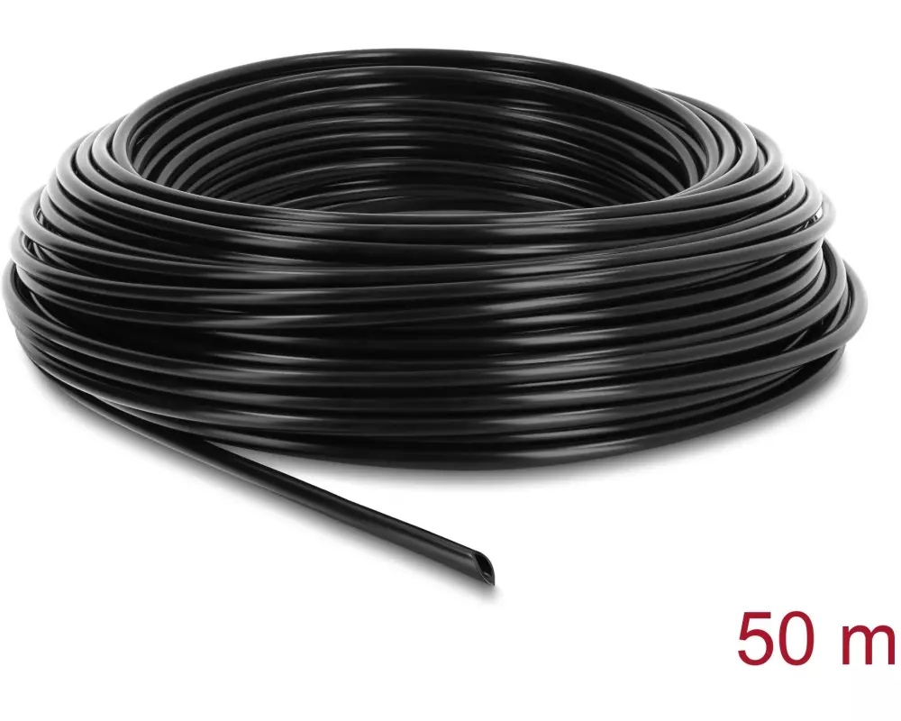 Delock Bewässerungsschlauch 4.6 mm, 50 m, Schwarz