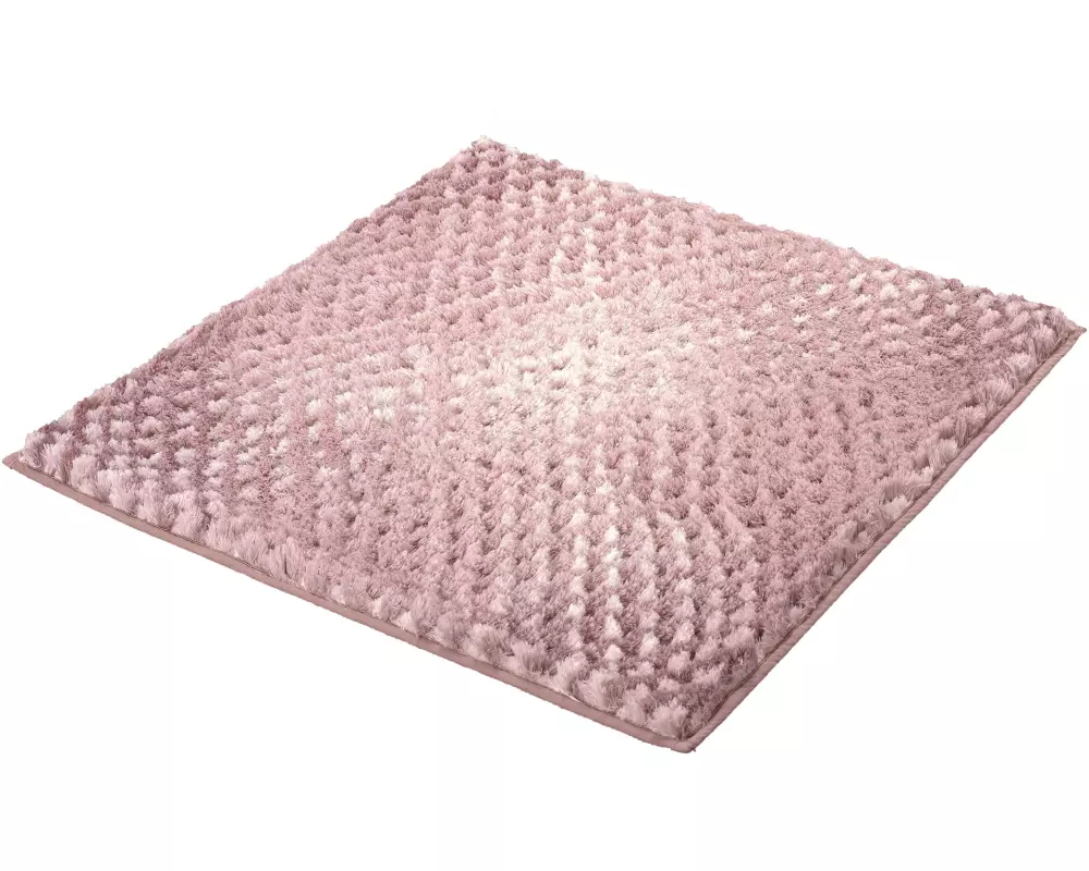 Kleine Wolke Badteppich Cory 60 x 60 cm, Altrosa