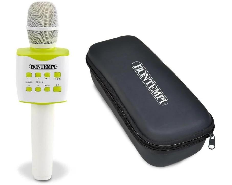 Bontempi Musikinstrument Karaoke Mikrofon mit Etui
