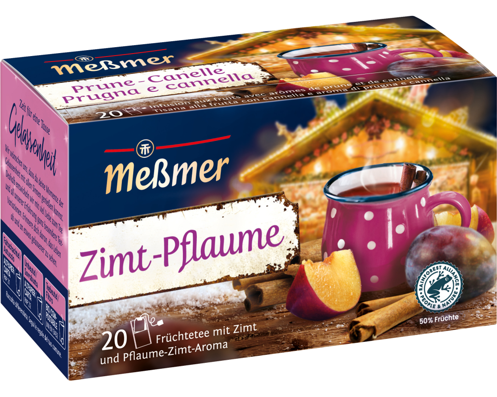 MESSMER Zimtpflaume 10675400 Beutel 2.5g, 20 Stk.
