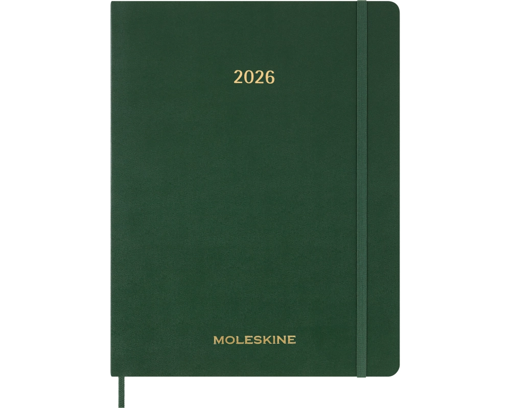 MOLESKINE Agenda Essential XX-Large 2026 DSESNK1512WN7Y26 1W/2S grün SC 21.6x27.9cm