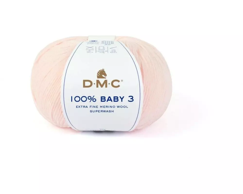 DMC Wolle 100% Baby 3 Rosa