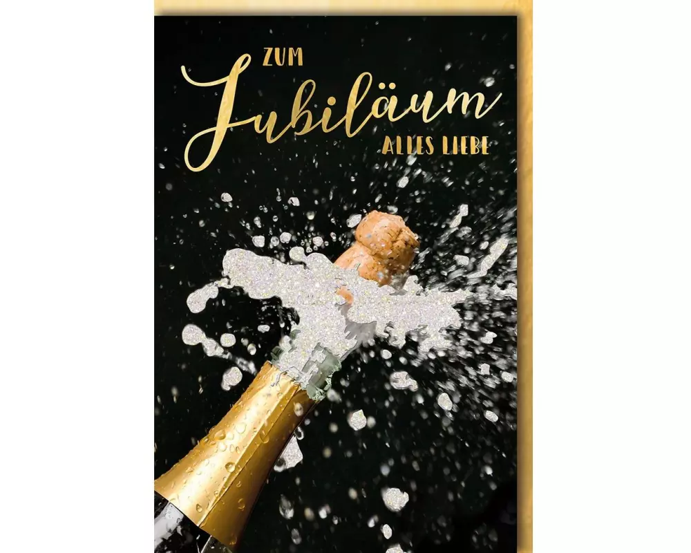 Braun + Company Glückwunschkarte Jubiläum 11.5 x 17 cm, inkl. Couvert