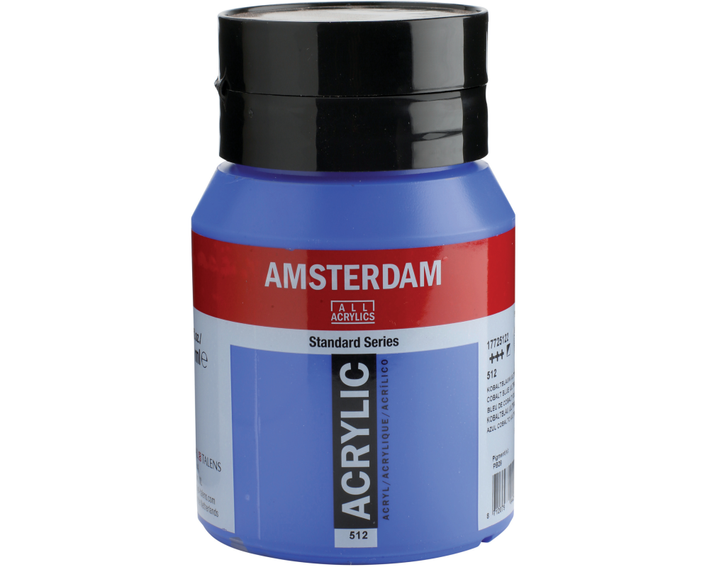 AMSTERDAM Acrylfarbe 500ml 17725122 Kobaltblau Ultramarin 512