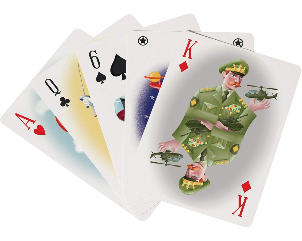 LEGAMI Gesellschaftsspiel PLA0001 Spielkarten 2x 54 Karten