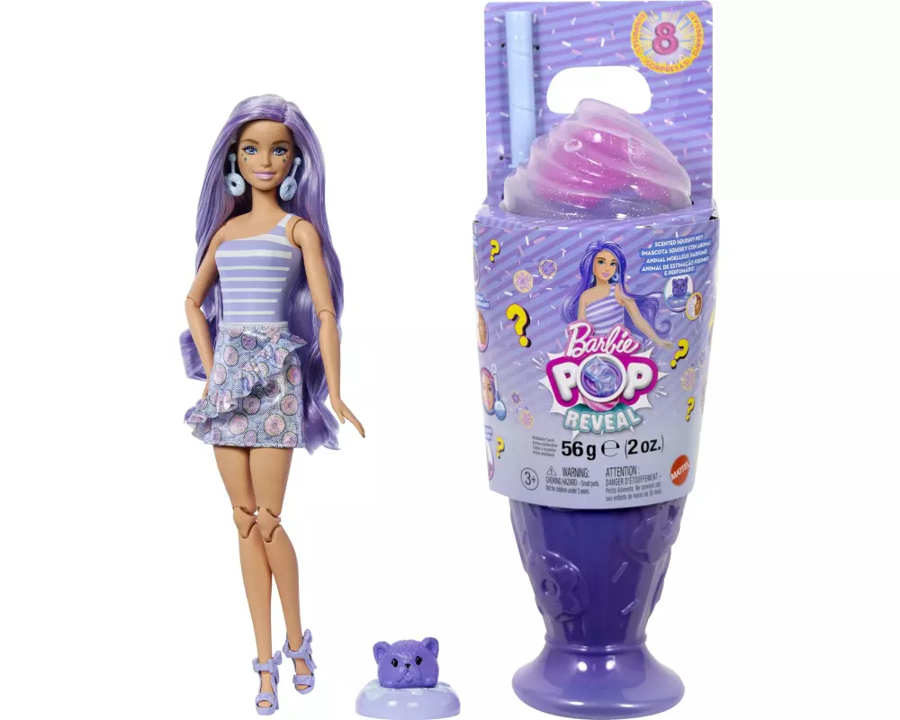 Barbie Puppe Pop! Reveal Treats Series Purple assortiert