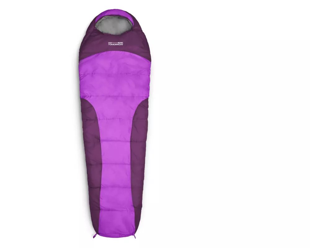 Where tomorrow Mumienschlafsack Polyester, Lila