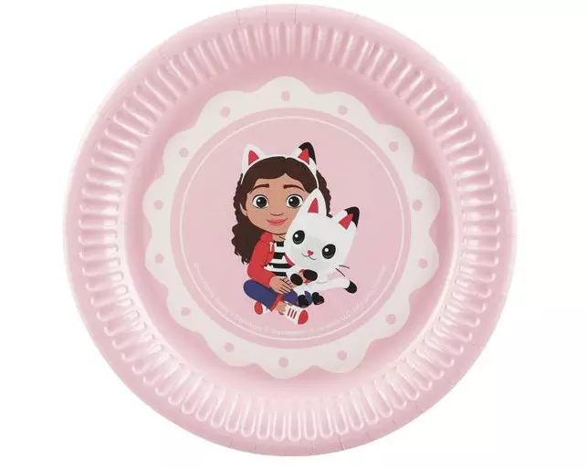 Partydeco Einwegteller Gabbys Dollhouse 6 Stück