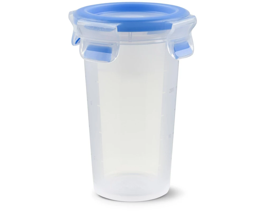 Emsa Vorratsbehälter Clip& Close 0.35 l, Blau/Transparent