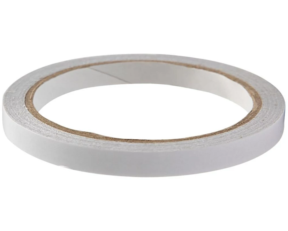 Creativ Company Doppelseitiges Klebeband, Transparent, 9 mm, 10 m, 1 Rolle