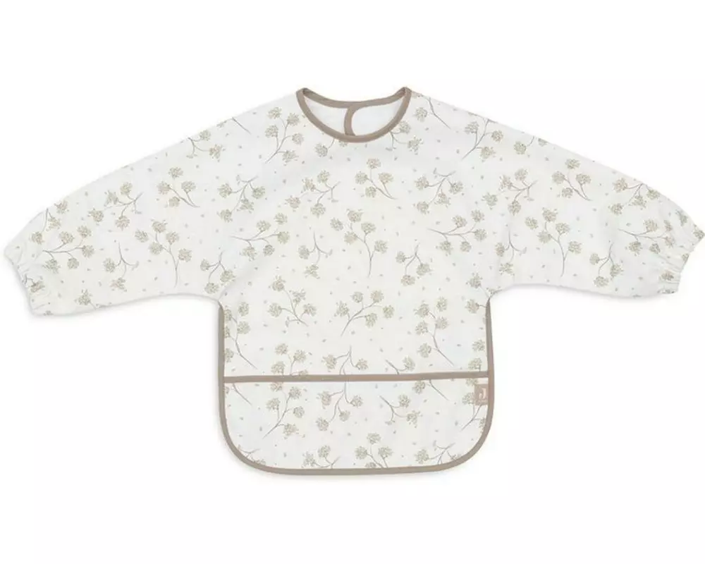 Jollein Ärmel-Lätzchen wasserdicht Leafy Dreams 75 x 40 cm
