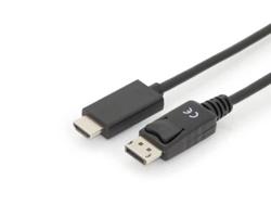 Assmann 2 m DisplayPort/HDMI A/V Cable for Audio/Video Device, PC, Notebook, Monitor