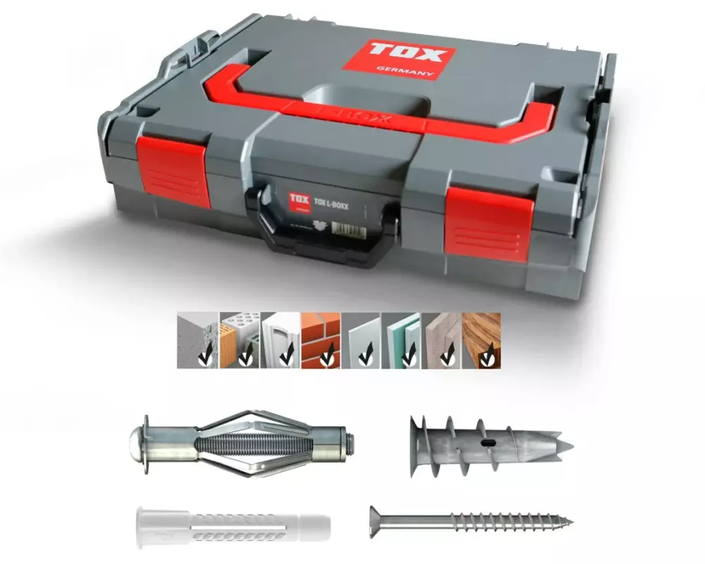 Tox-Dübel Dübel Sortiment L-Boxx Indoor, 440 Stück