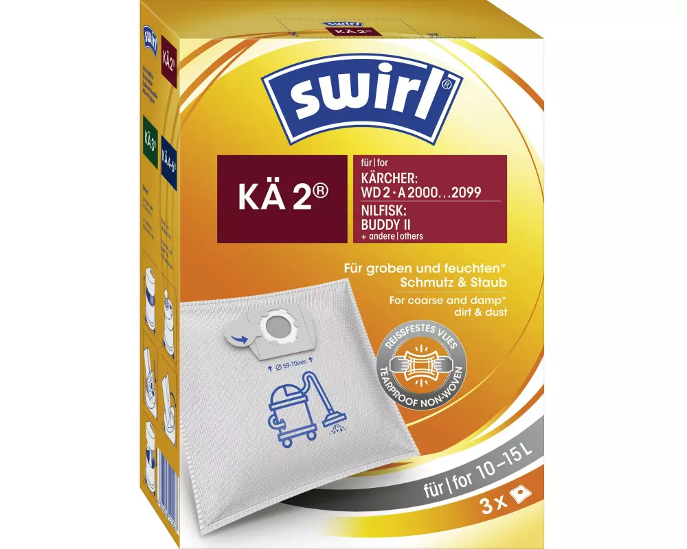 Swirl Staubfilterbeutel KA 2.0 3 Stück