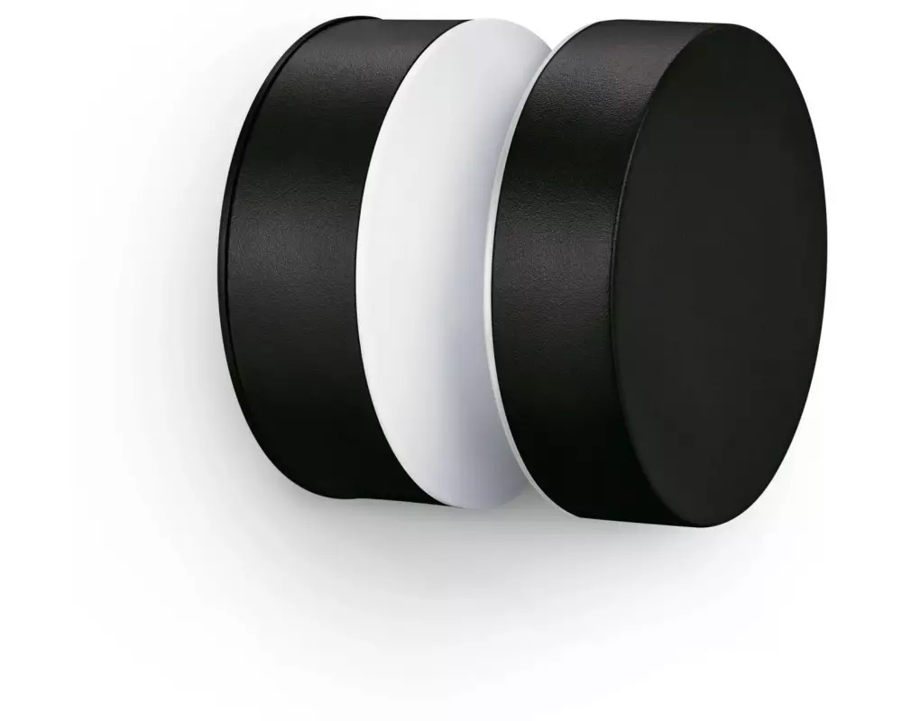 Philips Laven Wandleuchte 6W, 2700 Kelvin, schwarz