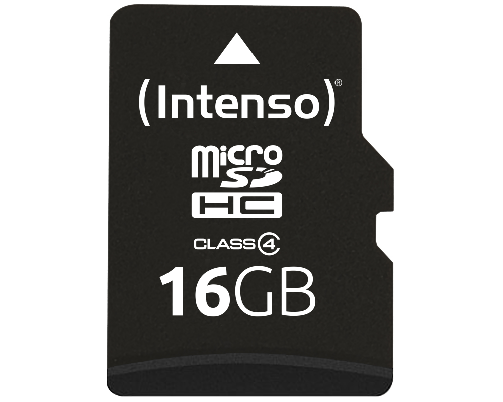 INTENSO micro SDHC Card Class 4 16GB 3403470 incl. SD Adapter