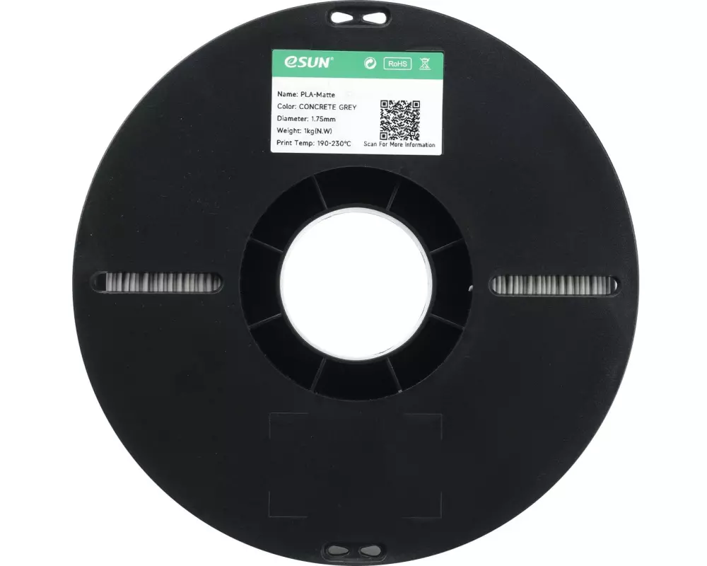 eSun Filament eSun, Filament , PLA MT175, Betongrau 1.75 mm 1 kg