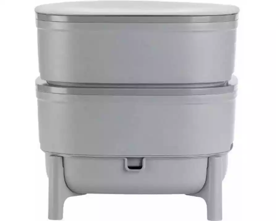 Plastia Wurmkomposter Plastia recycelt Grau