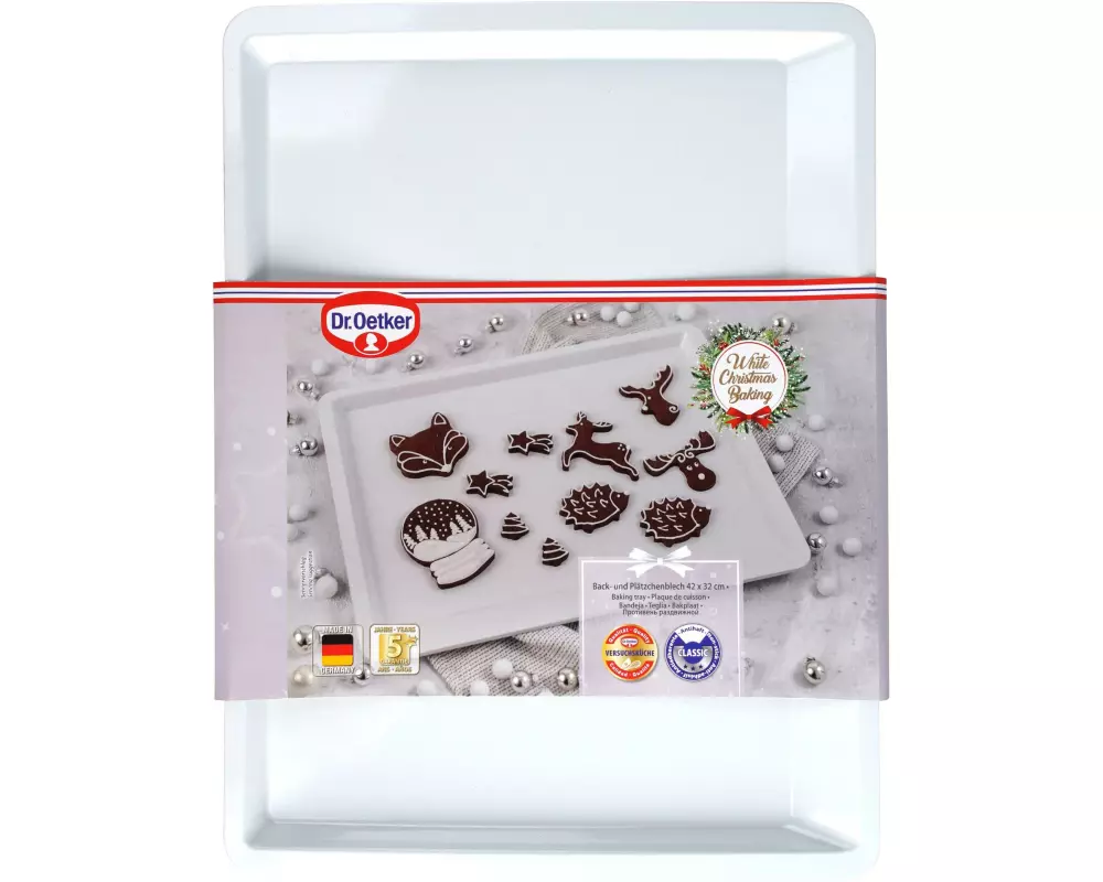 Dr.Oetker White Christmas Baking 42 x 32 cm Weiss