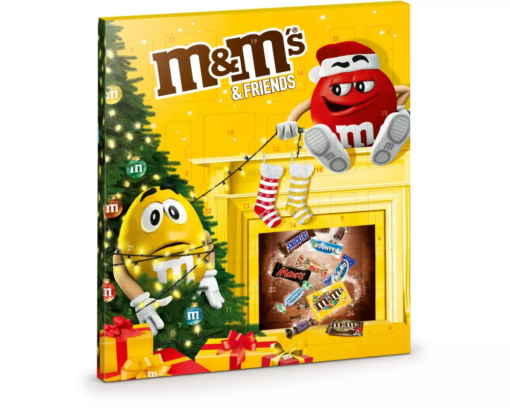 M&M's Adventskalender Schokolade «M&M's & Friends» 361 g